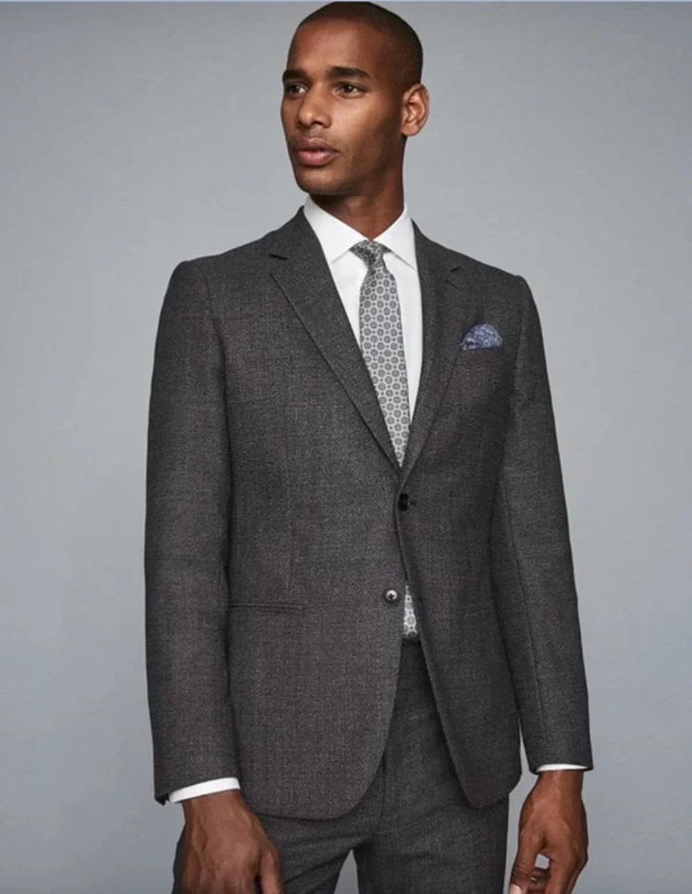 REISS Move Slim Fit Blazer Size 38 NEW Charcoal Dark Gray $475 Jacket